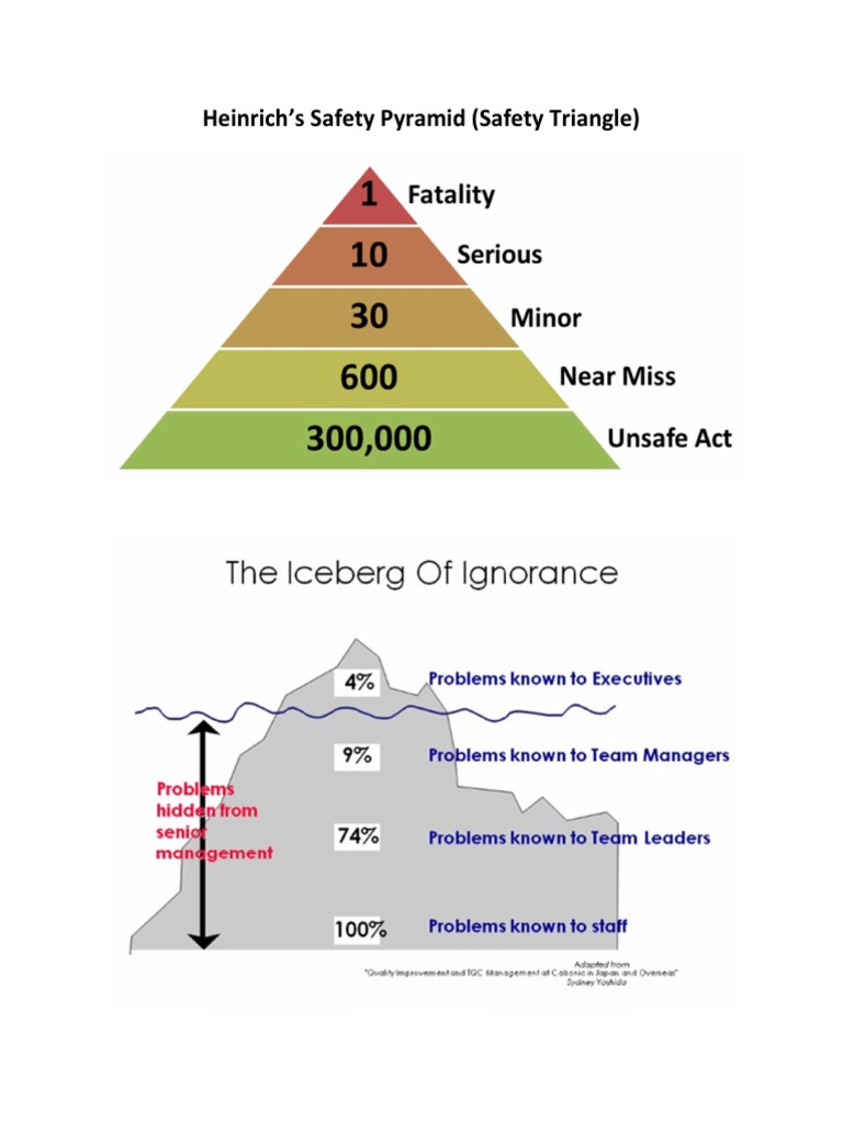 Heinrich's Safety Pyramid (Safety Triangle) PDF