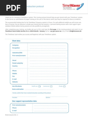 Waver Frequency Instruction Protocol Client Data Microsoft Windows Fax