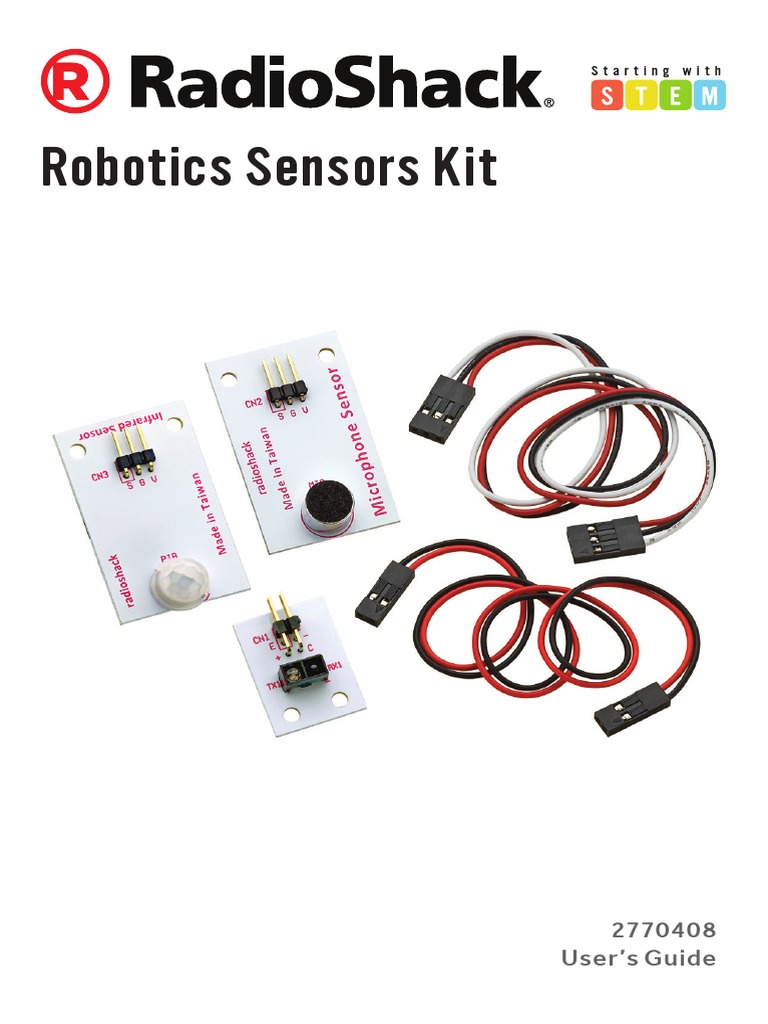 Robotics Sensors Kit: Starting With | PDF | Arduino | Microphone