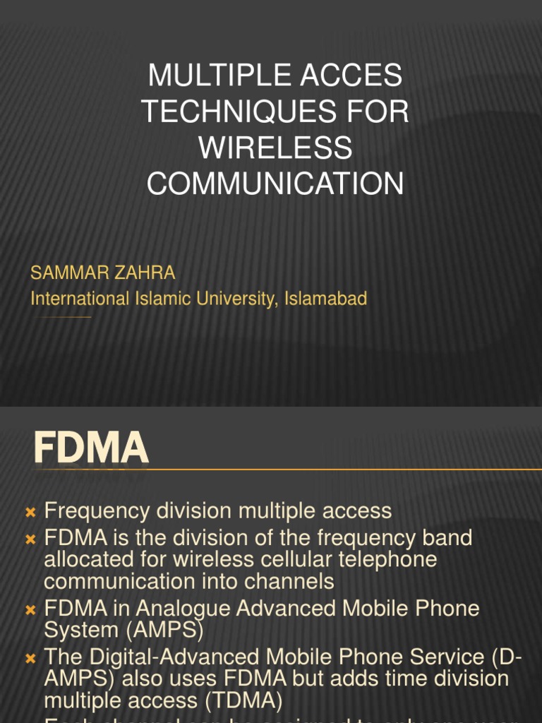 Fdma Tdma Cdma 151223125532 PDF | PDF | Channel Access Method ...