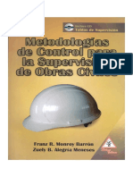 Metodologías de Control para La Supervisión de Obras Civiles PDF