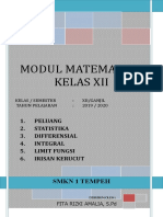 Modul Matematika Kelas Xii: SMKN 1 Tempeh