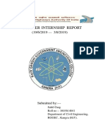 Summer Internship Report: Sahil Garg Roll No:-1603614041 Department of Civil Engineering, RGGEC, Kangra (H.P.)