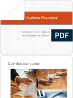 Auditoría Financiera: Cuentas por Cobrar y Procedimientos de Auditoría