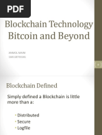 Blockchain Technology: Bitcoin and Beyond