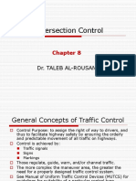 Intersection Control: Dr. Taleb Al-Rousan
