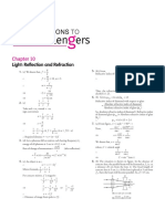 Light: Reflection and Refraction: Solutions To Challengers