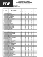 Tutorial Marks & Assignment Marks IAT1 (Out of 20)