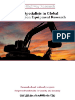 The Specialists in Global Construction Equipment Research