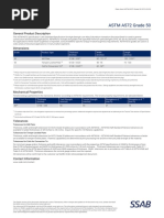 Data Sheet API 2W Grade 50 | PDF | Structural Steel | Welding