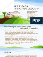 Komunikasi Pada Kelompok Prasekolah Revisi