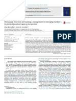 Ownership Structure and Earnings Management in Emerging 2017 International B