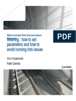 Webinar N°1 Meshing How To Set Parameters and How To Avoid Running Into Issues