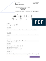 Poutre Continue TD PDF