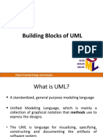 Building Blocks of UML: Object Oriented Design and Analysis