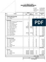 Contoh RAB Embung Desa 2018