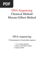 DNA Sequencing: Chemical Method/ Maxam Gilbert Method