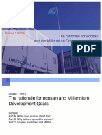 The Rationale For Ecosan and The Millennium Development Goals