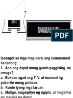 Unit 1 - Tungkulin Sa Sarili PDF