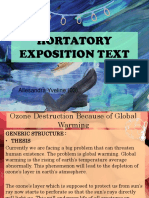 Hortatory Exposition Text