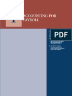 Accounting For Payroll: Supplemental Topic