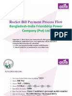 Rocket Bill Payment Process Flow: Bangladesh-India Friendship Power Company (PVT) LTD