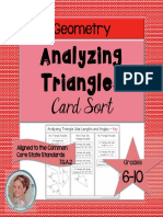 Analyzing Triangles Card Sort