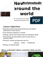 News From Around The World: New Internationalist Easier English Ready Upper Intermediate Lesson