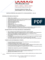 Manual Tunel de Encolhimento de PVC E POLIOLEFINICO