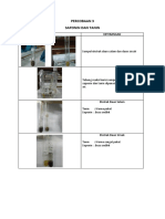 Percobaan 3 Saponin dan Tanin Ekstrak Daun Salam dan Sirsak