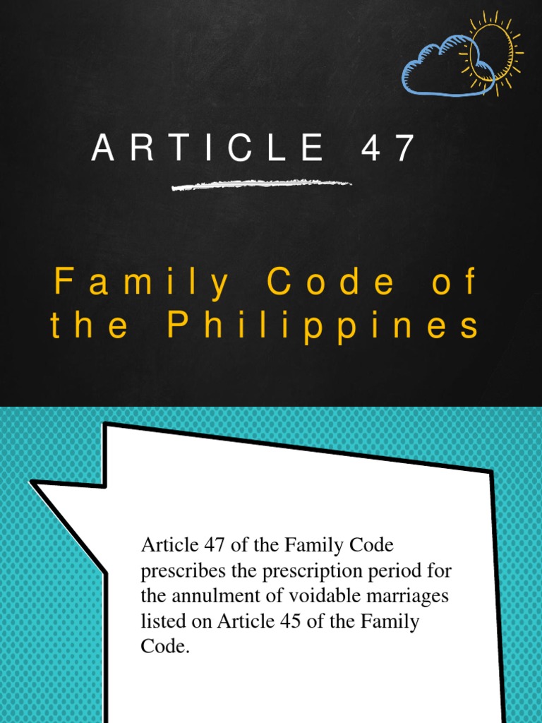 Annulment Grounds in Philippine Family Code | PDF | Lifestyle