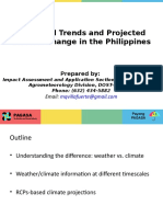 Observed Trends and Projected Climate Change in The Philippines