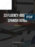 33 Fluency Boosting Spanish Verbs PDF