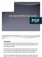 Iso and Hetropoly Acids