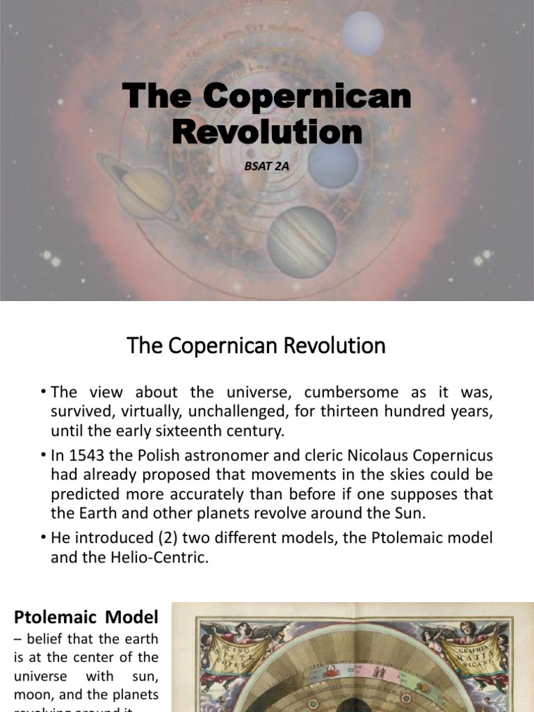 copernican revolution essay brainly