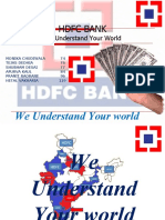 HDFC Bank: We Understand Your World