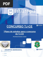 Plano de Estudos TJ-CE