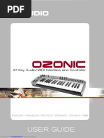 M - Audio Ozonic User Guide