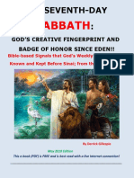 The Sabbath Known Since Eden (2018)