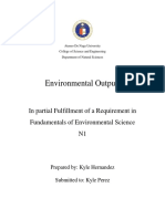 Environmental Fieldwork Output