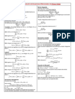 Formulario y Series de Ecuaciones Diferenciales PDF