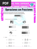 Suma y Resta de Fracciones