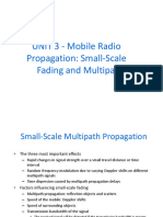 UNIT 3 - Mobile Radio Propagation: Small-Scale Fading and Multipath