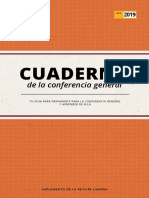 Notebook Cuaderno de Conferencia General 2019