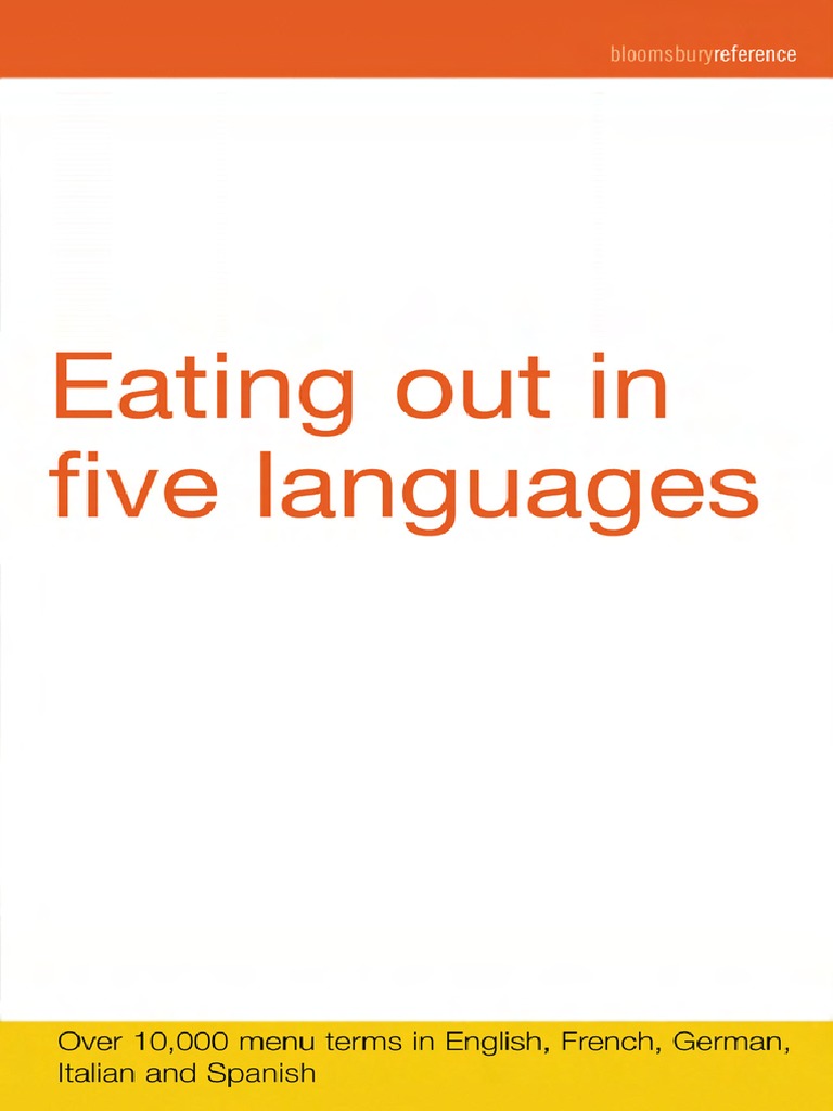 Varios Ingles Diccionario Castellano Ingles Exhaustivo Pdf Restaurants Meal