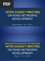 Inter-Agency Meeting On Road Networks Development