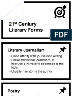 21 Century Literary Forms