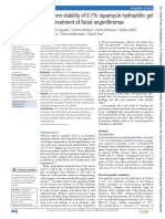 Long-Term Stability of 0.1% Rapamycin Hydrophilic Gel