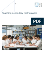 Teaching Secondary Maths