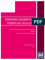 Konversi Enzimatis I: Hidrolisis Selulosa: Modul Praktikum Laboratorium Dan Teknologi Bioproses